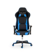 Racer Gaming Chair In Leatherette With Adjustable Lumbar Cushion